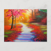 Mooie Herfst dag | Herfstpad Briefkaart (Voorkant)