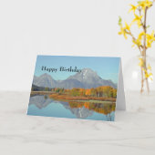 Mooie herfst foto Birthday Kaart (Gele Bloem)