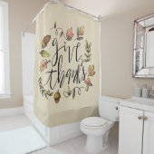 Mooie Herfst geven Bedankt douchegordijn (In situ)