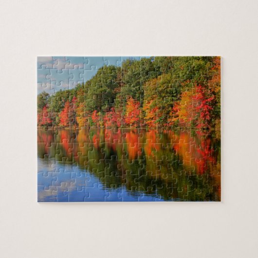 Mooie Herfst in New England Puzzle Legpuzzel (Horizontaal)
