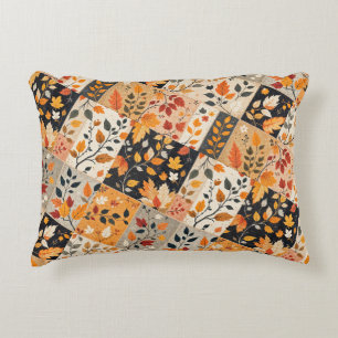 Mooie herfst oogst patchwork accent kussen