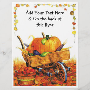 Mooie Herfst Scene Flyer