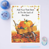 Mooie Herfst Scene Flyer (Enkel)