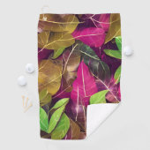 Mooie herfst-ventilatorpatronen golfhanddoek (Insitu)