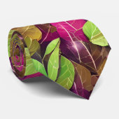 Mooie herfst-ventilatorpatronen stropdas (Opgerold)