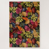 Mooie herfstbladeren legpuzzel (Verticaal)