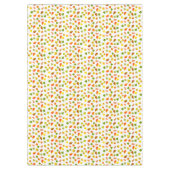 Mooie herfstbladeren op wit tafelkleed (Voorkant)