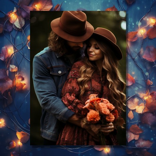 Mooie herfstbloemen Herfst Bloemen Bruiloft Foto Save The Date