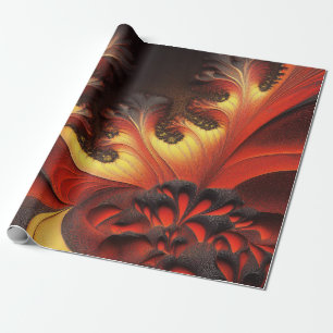 Mooie herfstkleurige Newtonbrot Cadeaupapier