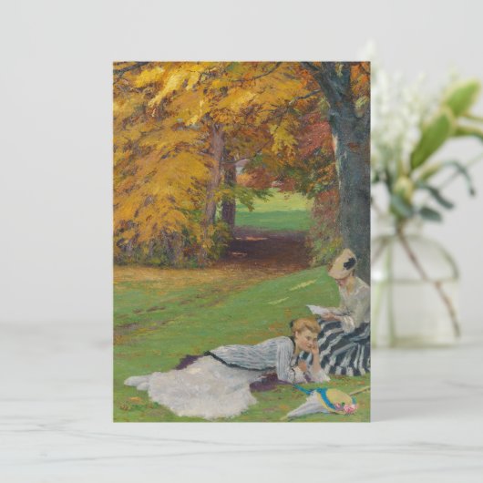 Mooie herfstmiddag | Edward Cucuel (Staand voorkant)