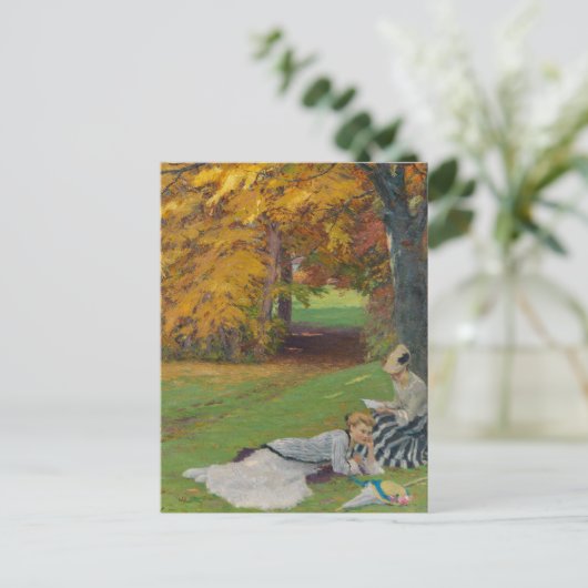 Mooie herfstmiddag | Edward Cucuel Briefkaart (Staand voorkant)