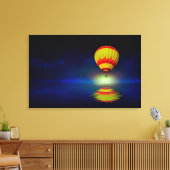 Mooie heteluchtballon canvas afdruk (Insitu (Woonkamer))