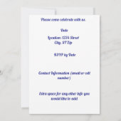 Mooie heteluchtballon kaart (Achterkant)