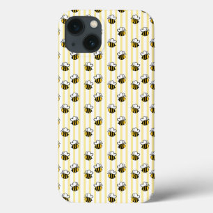 Mooie Hommels Naadloos Patroon iPhone 13 Hoesje