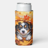 Mooie Hond in Herfstbladeren (Seltzer Voorkant)