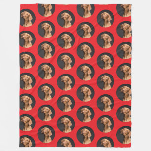 Mooie Hondenfoto Modern Fleece Deken