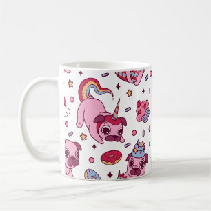 Mooie hondenpatroon voor hondenliefhebbers koffiemok