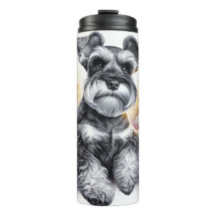 Mooie Hondenrassen / Miniatuur Schnauzer Dog Thermosbeker
