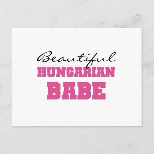 Mooie Hongaarse baby Briefkaart (Voorkant)