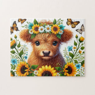 Mooie Hoogland Koe Legpuzzel