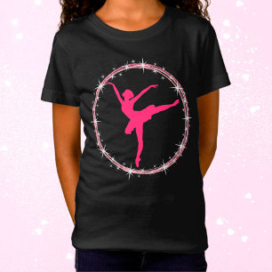 Mooie hotroze Ballerina Twinkle T-shirt