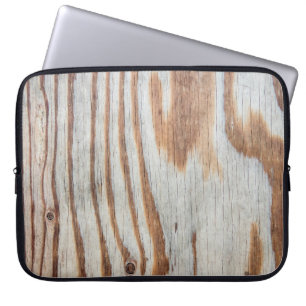 Mooie houten textuur of achtergrondabstract, gr laptop sleeve
