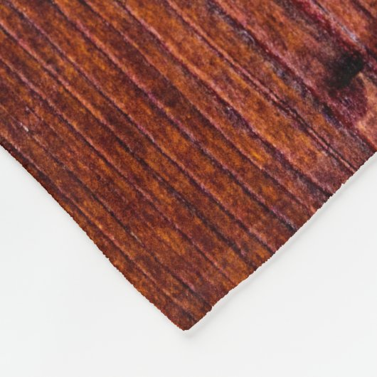 Mooie houtnerf foto Best Man Guy Stuff Fleece Deken (Hoek)