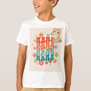 Mooie huisdier kat liefhebbers ontwerp T-shirt