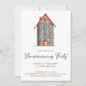 Mooie huisverwarmingsfeest voor flatgebouw kaart (Voorkant)