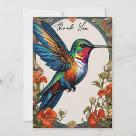 Mooie Hummingbird Bedankkaart