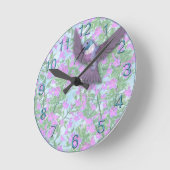 Mooie Hummingbird Clock Ronde Klok (Hoek)