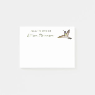 Mooie Hummingbird Monogrammed Post-it® Notes