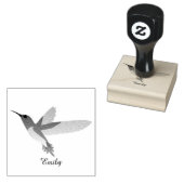 Mooie Hummingbird Rubberstempel (Gestempeld)