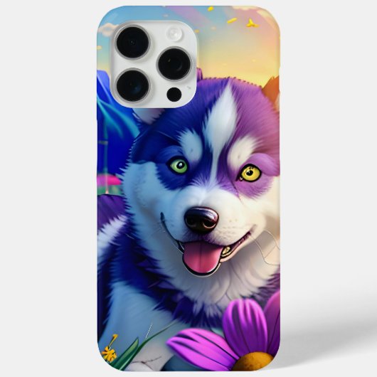 Mooie Husky Puppy Drie Case-Mate iPhone Case (Achterkant)