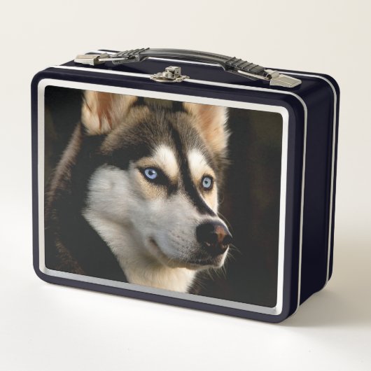 Mooie Husky Worp Kussen (Voorkant)