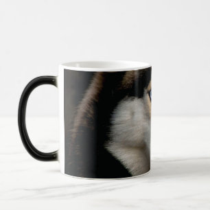Mooie Husky Worp Kussen Magische Mok