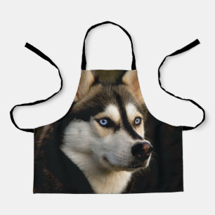 Mooie Husky Worp Kussen Schort