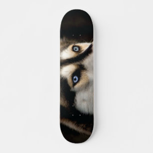 Mooie Husky Worp Kussen Skateboard