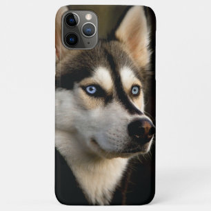 Mooie Husky Worpkussen iPhone 11 Pro Max Hoesje