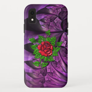 Mooie Iconic Red Rose iPhone XR Hoesje