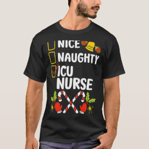 Mooie ICU Naughty Nurse kerstkerstkerstkerstkerstk T-shirt
