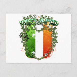 Mooie Ierland crest Briefkaart