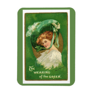 Mooie Ierse dame Magneet