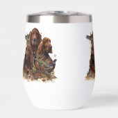 Mooie Ierse Setter met fazant , Art (Voorkant)