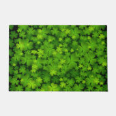 Mooie Ierse Shamrocks Deurmat (Voorkant)