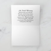 Mooie Ierse zegening Dank u Kaart (Binnen)