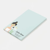 Mooie illustratie van spa-vrouw - Spa Business Post-it® Notes (Schuin)