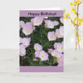 "Mooie in de Roze" Kaart van de Verjaardag (Gele Bloem)