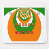 Mooie India Nationale Vlag Kleuren Hakuna Matata Muismat (Voorkant)