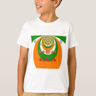 Mooie India Nationale Vlag Kleuren Hakuna Matata T-shirt
